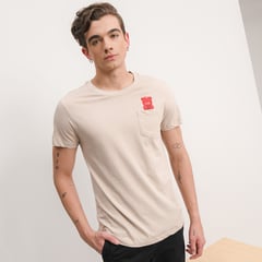 BEARCLIFF - Camiseta para Hombre Manga corta con Estampado Slim