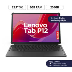 LENOVO - Tablet P12 256GB | Pantalla de 12.7 pulgadas | 8GB de RAM | Camara 8MP | Incluye Teclado , Lapiz y Protector