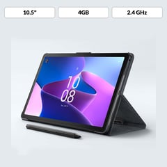 LENOVO - Tablet Lenovo M10 Plus 3ra Generacion 128GB |  Pantalla de 10.61 Pulgadas 2K | 4GB de RAM | Incluye Protector y Lapiz | Camara 8MP 