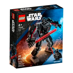 LEGO - Set de ARMADURA ROBOTICA DARTH VADER por 139 Piezas para mayores 6 años