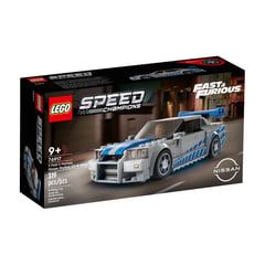 LEGO - Set de NISSAN SKYLINE GT-R (R34) por 319 Piezas para mayores 9 años