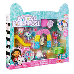 GABBYS DOLL HOUSE - Set de juego Gabby'S Dollhouse cumpleaños de Pandy Paws