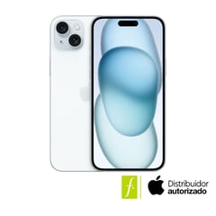 APPLE - iPhone 15 Plus de 256GB 5G | 6GB RAM | Pantalla 6.7 pulgadas | Chip A16 Bionic | Carga Tipo C | Dynamic Island | Cámara 48MP