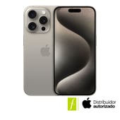 APPLE - iPhone 15 Pro 128GB 5G | 8GB RAM | Pantalla 6.1 pulgadas | Chip A17 Pro | Carga Tipo C | Dynamic Island | Cámara 48MP