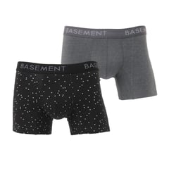 BASEMENT - Boxers para Hombre Pack de 2 de Algodón