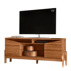 MULTIMUEBLES - Centro de Entretenimiento de 165 x 69 x 36 cm, Mueble de TV Moderno para Televisor de Hasta 70 Pulgadas,