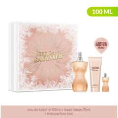 JEAN PAUL GAULTIER - Estuche Perfume Mujer Classique 100ml + Body Lotion 75ml + Miniatura 6ml