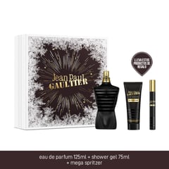 JEAN PAUL GAULTIER - Estuche Perfume Jean Paul Gaultier Hombre Le Male Le Parfum 125ml EDT + Shower Gel 75ml + Travel Size 10ml 