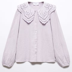 MANGO - Blusa para Niña en Algodón