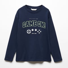 MANGO - Camiseta para Niño en Algodón