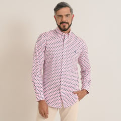 RALPH LAUREN - Camisa para Hombre Print Manga larga Polo