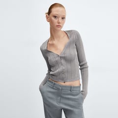 MANGO - Cardigan para Mujer Tejido