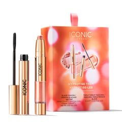 ICONIC LONDON - Pestañinas Hypnotise Them Gift Set Pestañina + Glaze Crayon Iconic Incluye :Triple Treath Marcara Negra Y Glaze Crayon Nectar