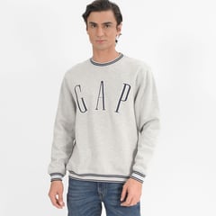 GAP - Sweater para Hombre con Logo de Algodón