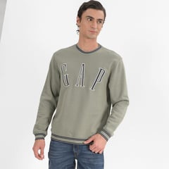 GAP - Sweater para Hombre con Logo de Algodón