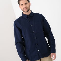 GAP - Camisa casual para Hombre Manga larga