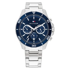 TOMMY HILFIGER - Reloj para Hombre 1792094 . Reloj Análogo Acero inoxidable Plateado