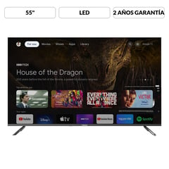 CAIXUN - Televisor 55 pulgadas 4K Ultra HD Smart TV