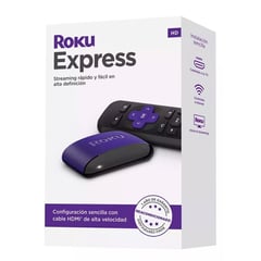 ROKU - Express Reempacado | dispositivo de streaming |Incluye cable HDMI/USB de alta velocidad y control remoto | Compatible con Alexa, Google Home, Apple Air Play, Apple Home