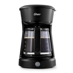 OSTER - Cafetera con Filtro 12 tazas Swith Negra