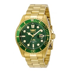 INVICTA - Reloj para Hombre Pro Diver . Relojes análogos Acero Inoxidable Dorado