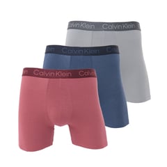 CALVIN KLEIN - Boxers para Hombre Pack de 3 de Algodón