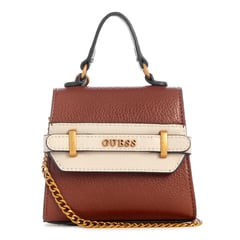 GUESS - Bolso para mujer Café