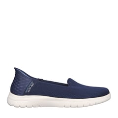 SKECHERS - Tenis para Mujer Slip Ins Moda On The Goflex Astoni | Zapatos Skechers manos libres Dama | Tenis cómodos Skechers Slip In para mujer