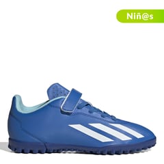 ADIDAS - Guayos Crazyfast.4 Unisex | Guayos para cancha sintética Color Azul Unisex