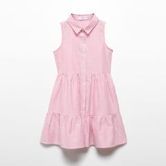 MANGO - Vestido para Niña en Algodón