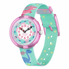 FLIK FLAK - Reloj para Niñas DINO PARTY . Reloj análogo Azul Plástico