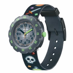 FLIK FLAK - Reloj para Niños GAMING WORLD . Reloj análogo Negro Plástico