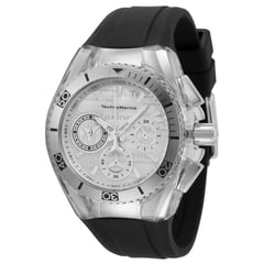 TECHNOMARINE - Reloj para Mujer Cruise . Reloj Análogo Negro Acero inoxidable