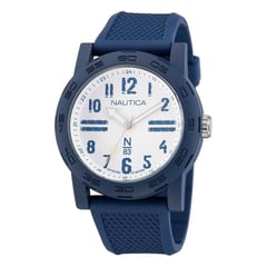 NAUTICA - Reloj para Hombre . Reloj Análogo Azul Acero inoxidable