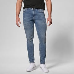 MOSSIMO - Jean 5 Bolsillos Hombre Super skinny de Algodón