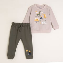 YAMP - Conjunto Camiseta + Jogger para Bebé niño en Algodón