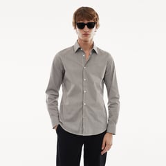 MANGO - Camisa para Hombre Manga larga Slim