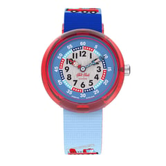 FLIK FLAK - Reloj para Niño FIRETRUCK. Reloj análogos Plástico Azul