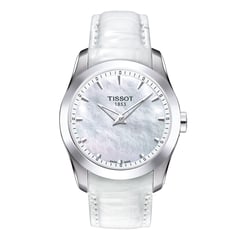 TISSOT - Reloj para Mujer Couturier - Reloj análogo Cuero Plateado