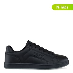 CROYDON - Tenis Tirtel C Negro Unisex | Tenis Negros para Niño