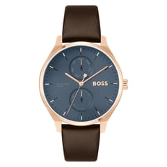 HUGO BOSS - Reloj Hugo Boss para Hombre tyler - Reloj Análogo Marrón Acero inoxidable