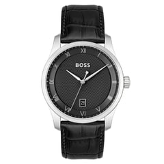 HUGO BOSS - Reloj para Hombre - Reloj Análogo Negro Acero inoxidable