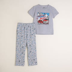 HOT WHEELS - Pijama Niño con Estampado Cintura elásticada