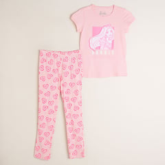 BARBIE - Pijama Niña con Estampado Print Algodón