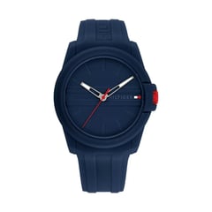 TOMMY HILFIGER - Reloj para Hombre 1710595 . Reloj Análogo Silicona Azul