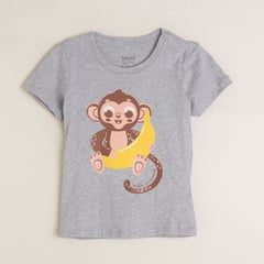 YAMP - Camiseta Bebé Niño con Estampado Print Algodón