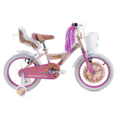 BENOTTO - Bicicleta Infantil Rin 16 Flower Power