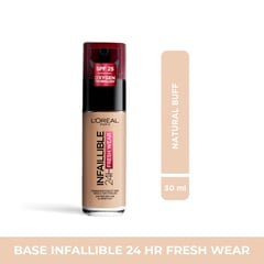 LOREAL PARIS - Base de maquillaje Líquida Infallible 24H Fresh Wear 30 ml