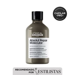 LOREAL PROFESSIONNEL - Shampoo LOréal Professionnel Absolut Repair Molecular para cabello muy dañado 300ml