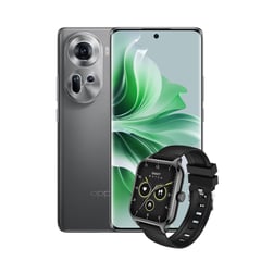 OPPO - Celular RENO 11 5G 256GB|12GB RAM|Obsequio SmarthWatch|Camara Principal Triple 50MP+32MP+8MP|Cámara frontal 32MP|Pantalla de 6.7 Pulgadas 120Hz|Procesador Octacore MTK Dimensity 7050 5G